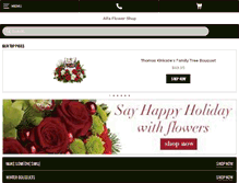 Tablet Screenshot of alfaflowershop.com